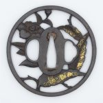 鍔 つば 梅デザイン 鍔 つば 梅デザイン