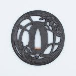 鍔 蘭図 銘 武州住正方 - 濃州堂