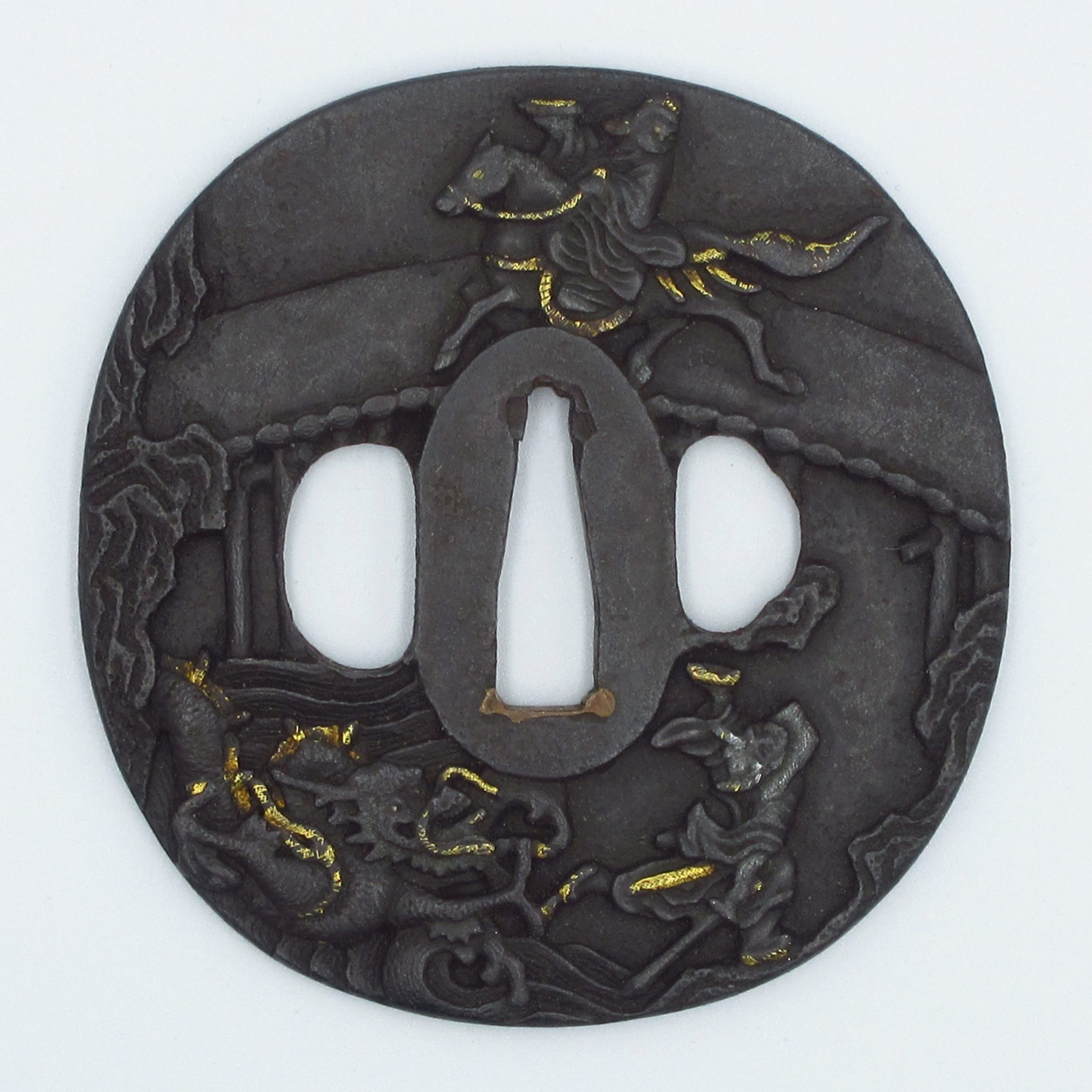 鍔 馬師皇図 - 濃州堂