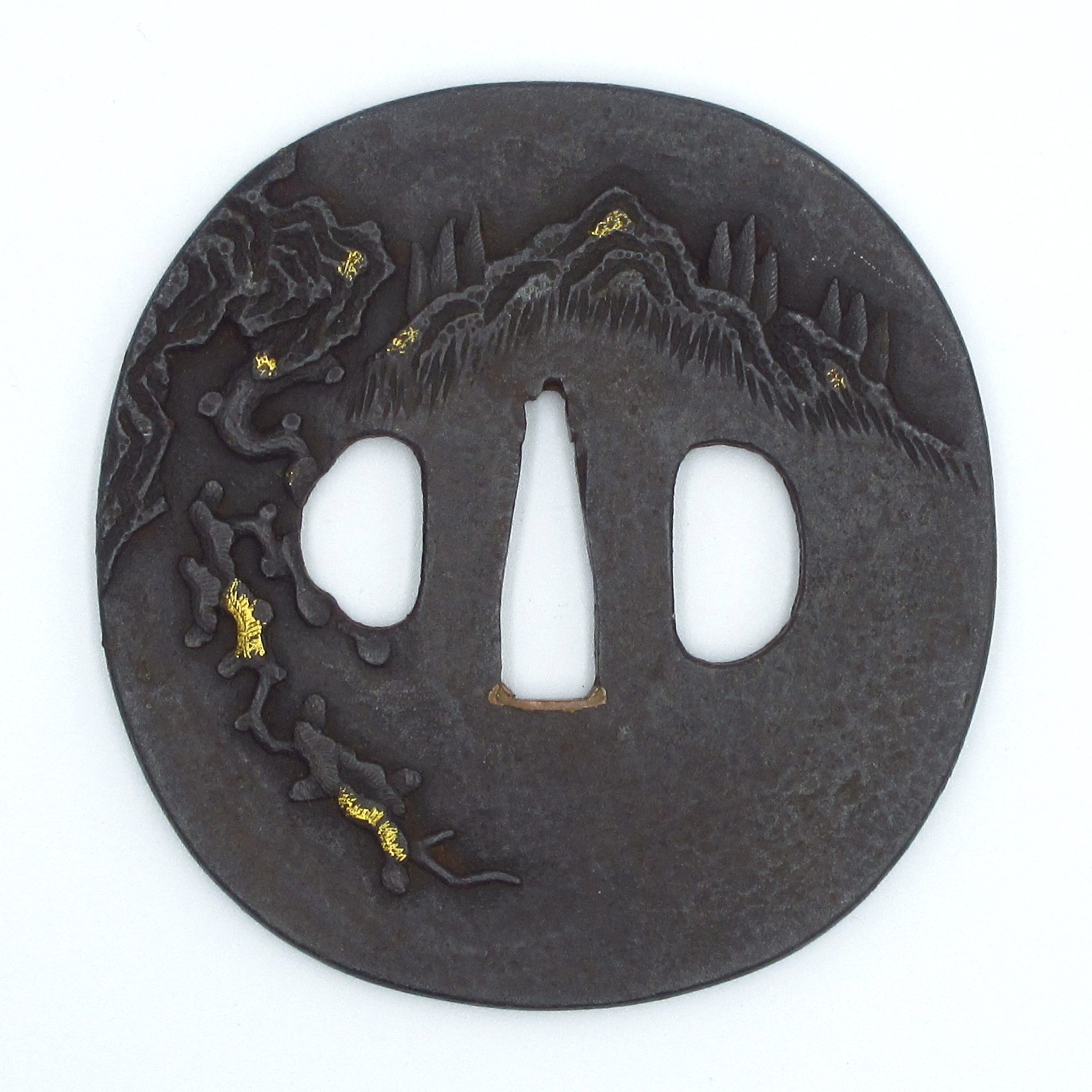 鍔 馬師皇図 - 濃州堂