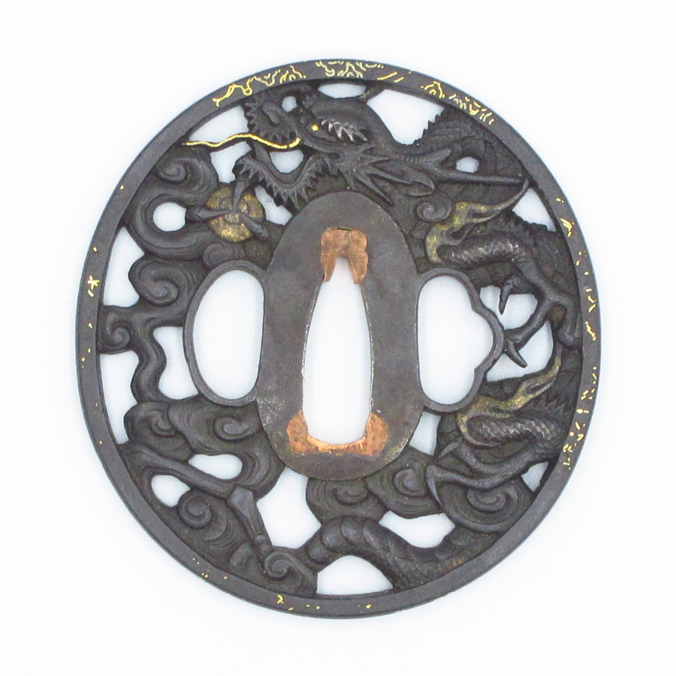 鍔 雲龍図 - 濃州堂