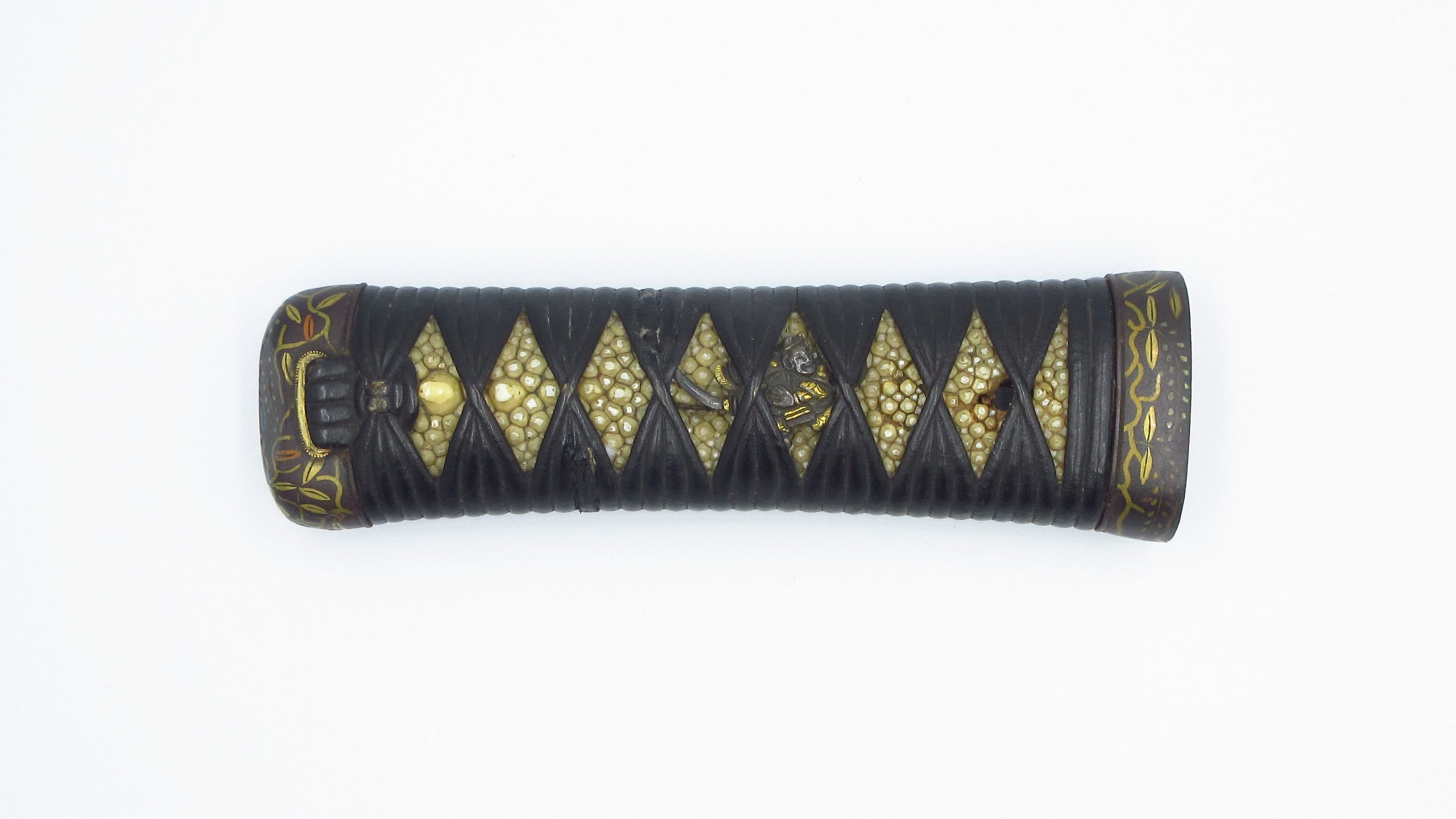 柄前 黒蛇腹組上巻 - 濃州堂