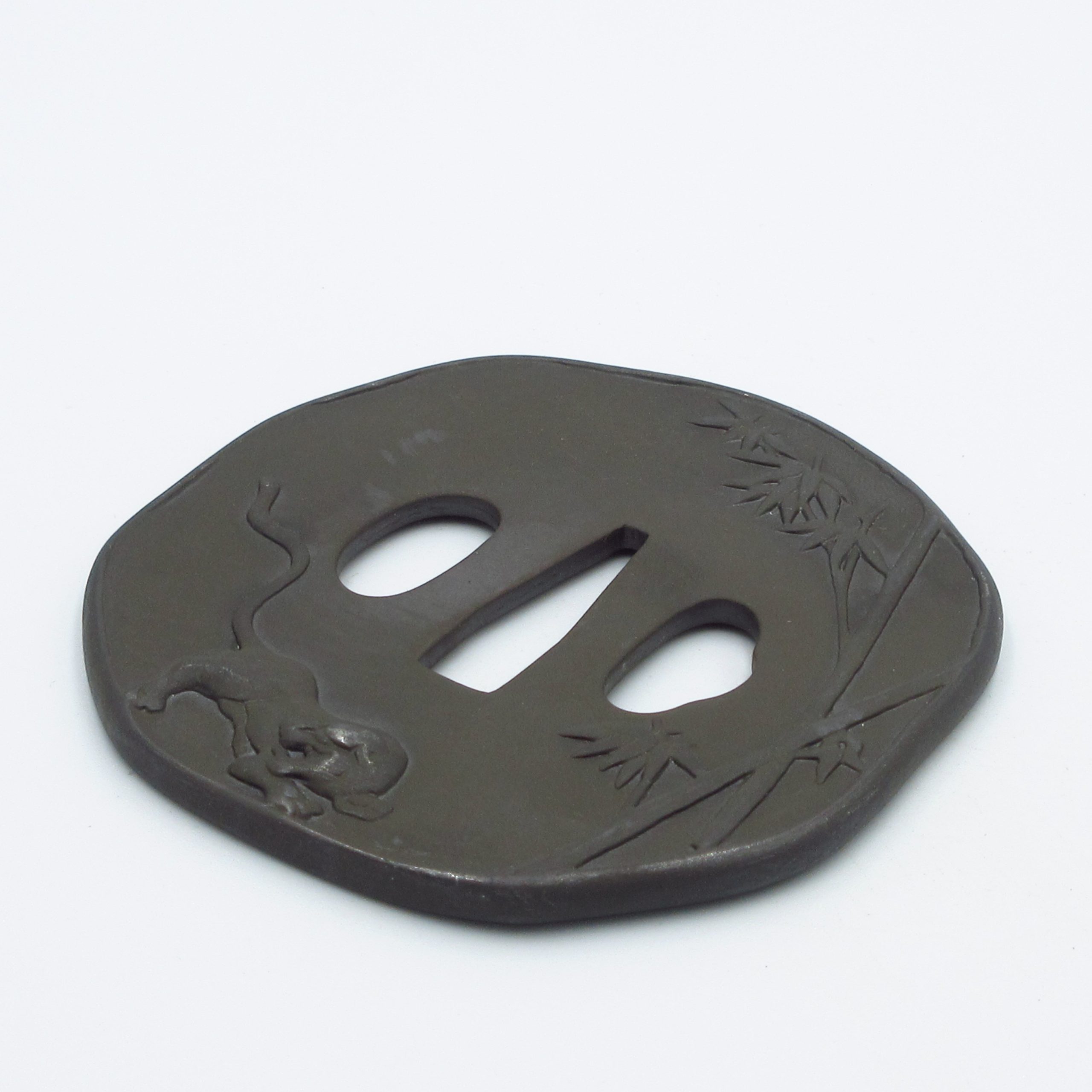 T-015 鍔 竹に虎の通販 - 濃州堂