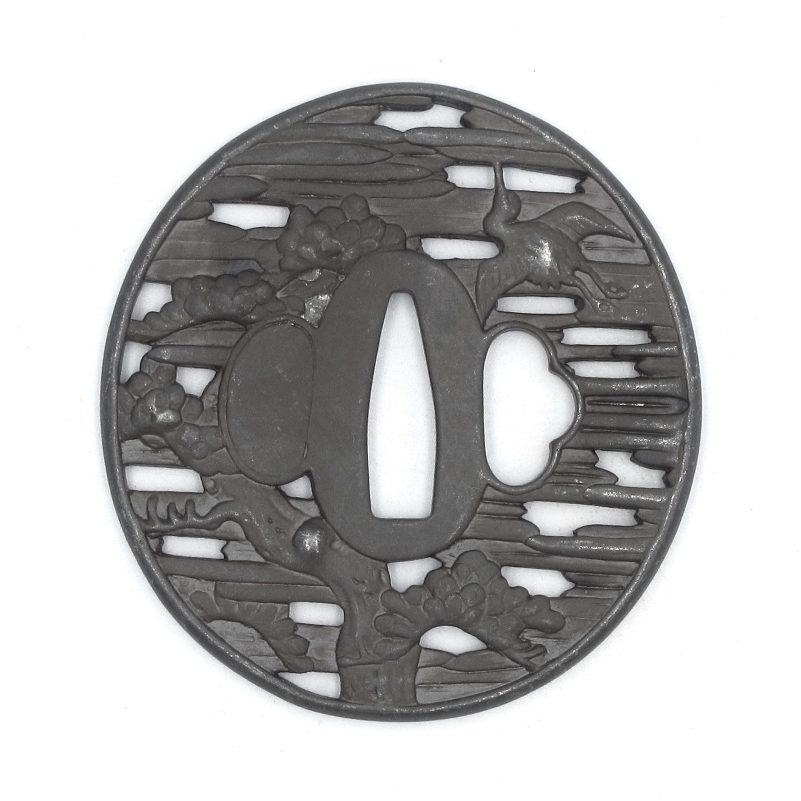 T-132 鍔 松と鶴の通販 - 濃州堂